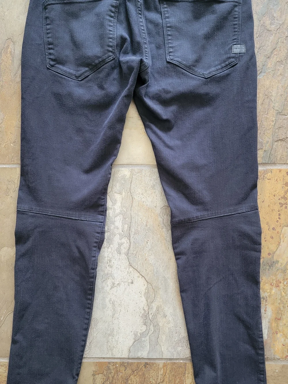 G-Star RACKAM DC Zip Men’s Skinny Jeans in Black Stretch MOTO 33/34